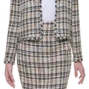 Calvin Klein Women's Multicolor Tweed Skirt